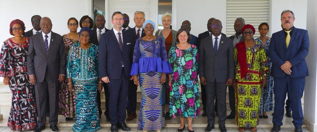 Photo Kandia Camara , Présidente du Sénat