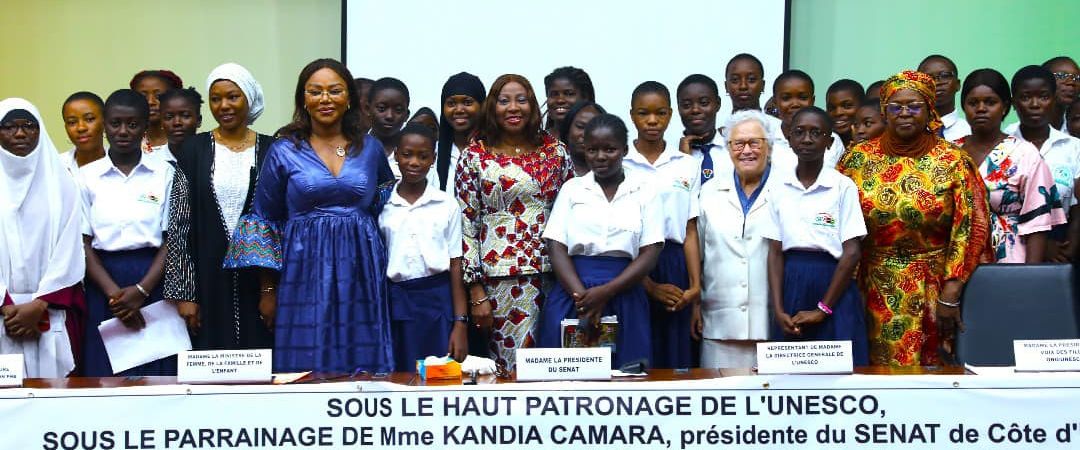 Photo Kandia Camara , Présidente du Sénat
