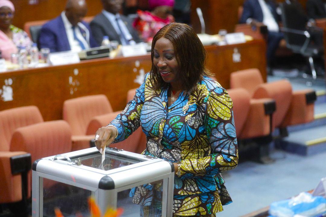 Photo Kandia Camara , Présidente du Sénat