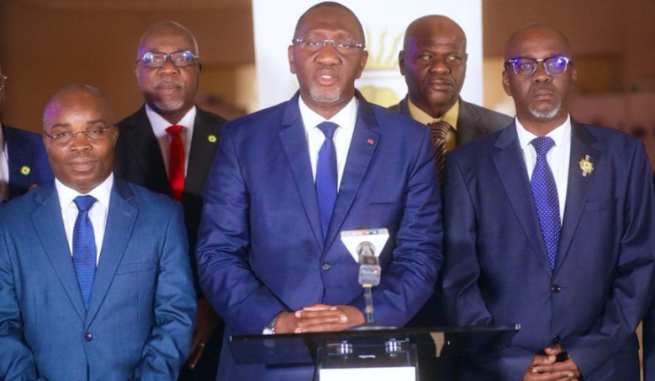 Photo Kandia Camara , Présidente du Sénat