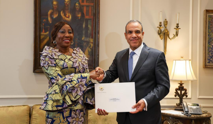 Photo Kandia Camara , Présidente du Sénat