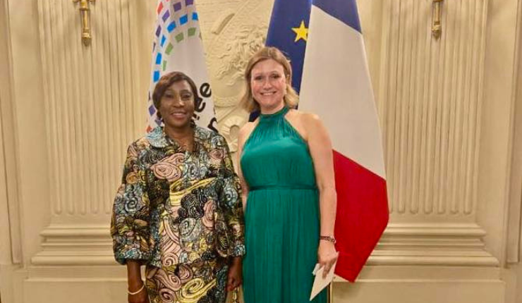 Photo Kandia Camara , Présidente du Sénat
