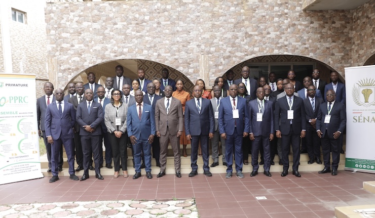 Photo Kandia Camara , Présidente du Sénat
