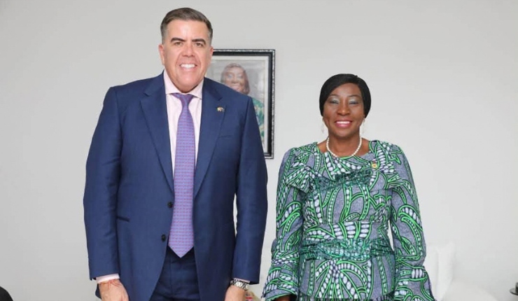 Photo Kandia Camara , Présidente du Sénat