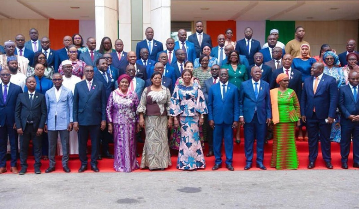 Photo Kandia Camara , Présidente du Sénat