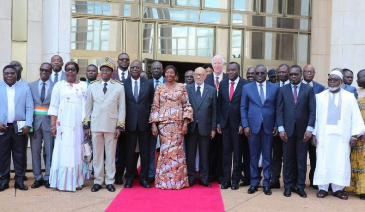 Photo Kandia Camara , Présidente du Sénat