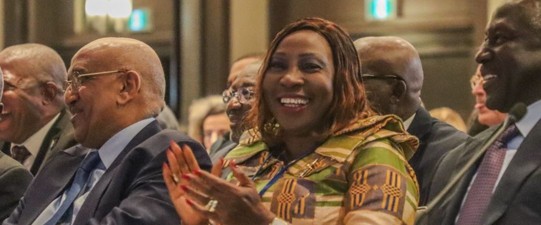 Photo Kandia Camara , Présidente du Sénat