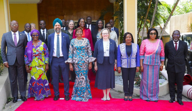 Photo Kandia Camara , Présidente du Sénat