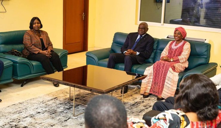 Photo Kandia Camara , Présidente du Sénat