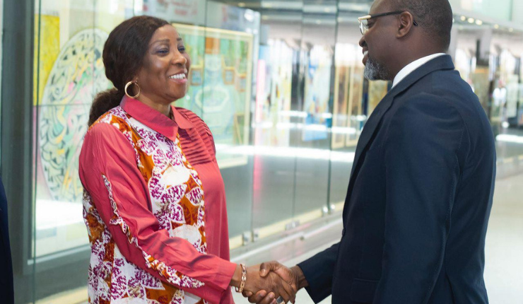 Photo Kandia Camara , Présidente du Sénat