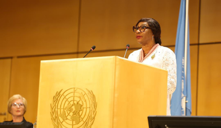 Photo Kandia Camara , Présidente du Sénat